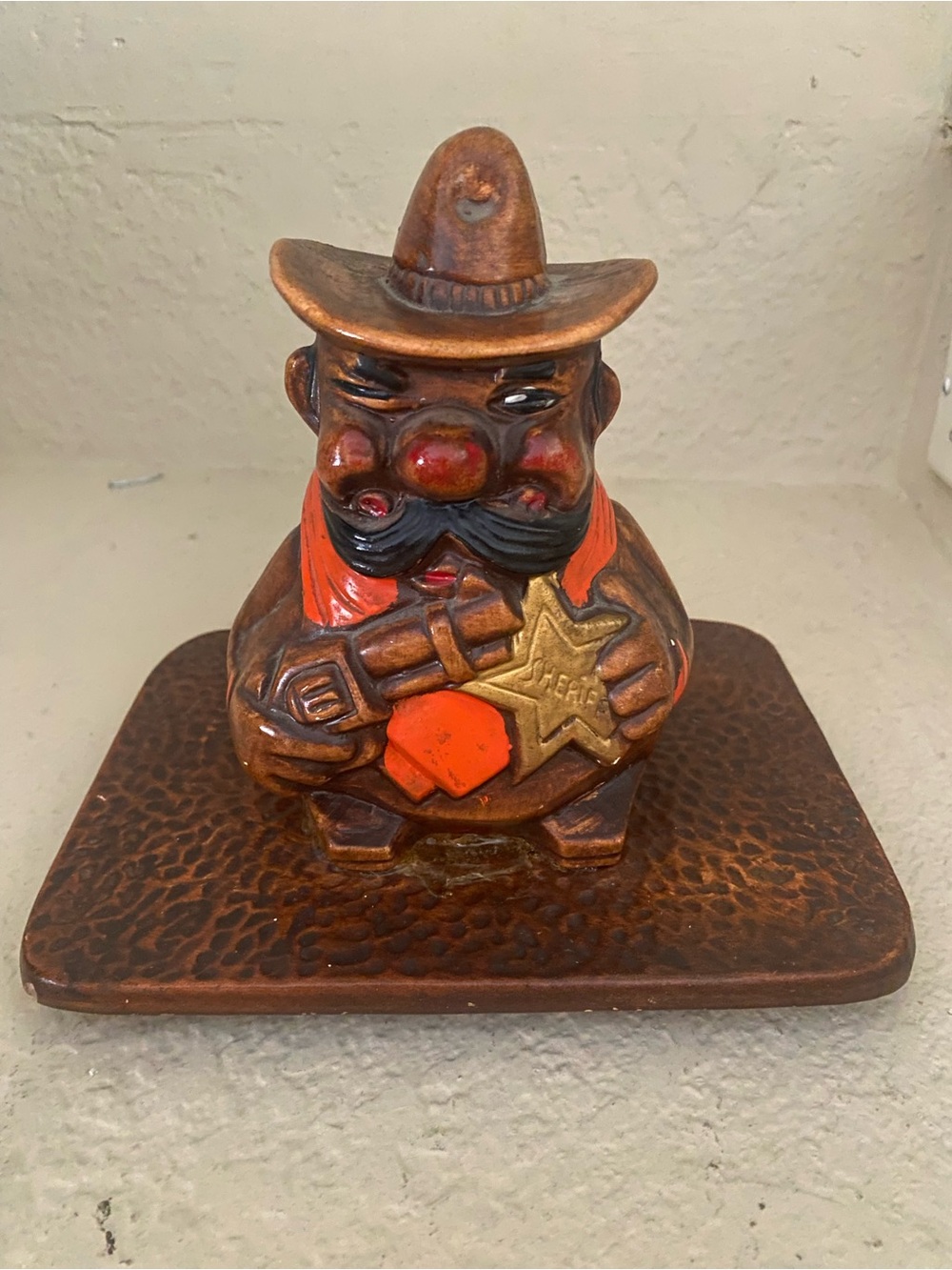Vtg 1960 California Originals  Eye Winking Sheriff Badge & Pistol Numbered RARE!